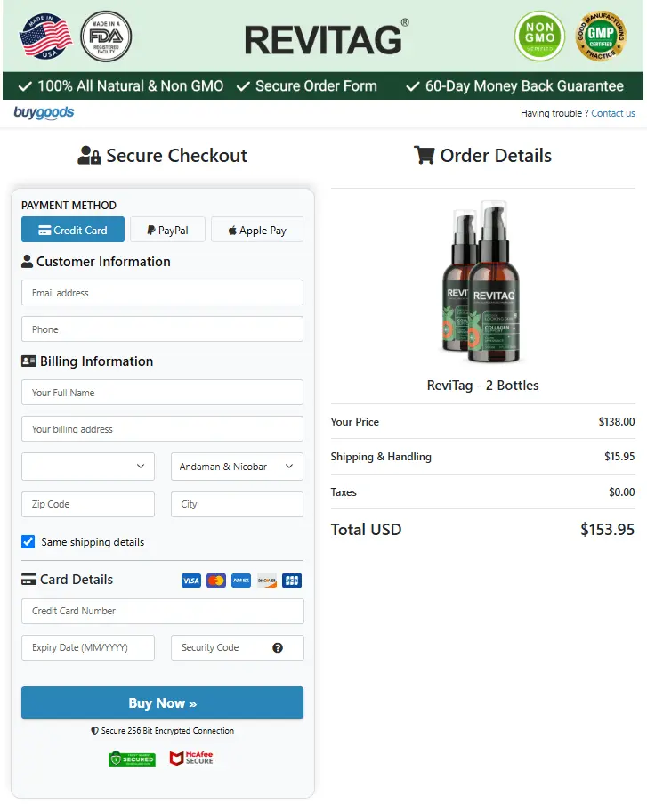ReviTag Discount